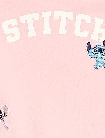 Sudadera con capucha estampada 'Stitch'