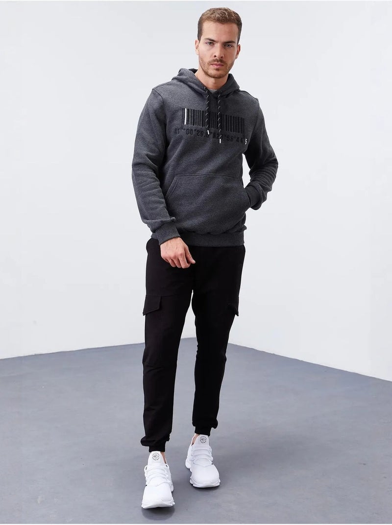 Sudadera con capucha estampada tommy Gris negro - Kiabi