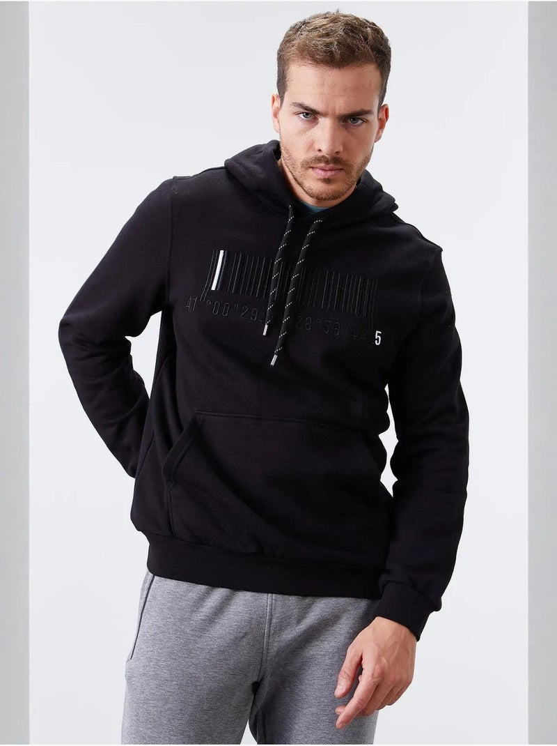 Sudadera con capucha estampada tommy Negro - Kiabi