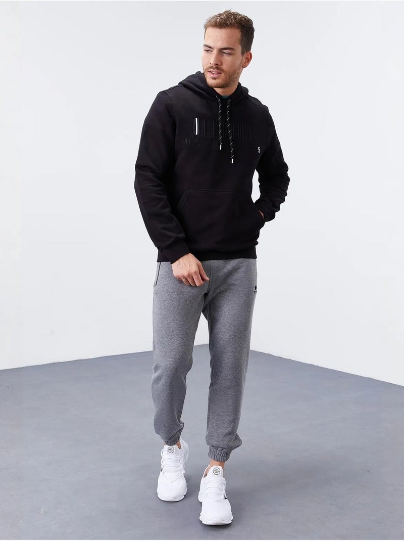 Sudadera con capucha estampada tommy Negro - Kiabi