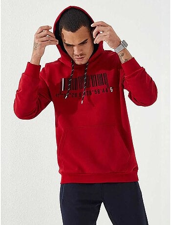 Sudadera con capucha estampada tommy