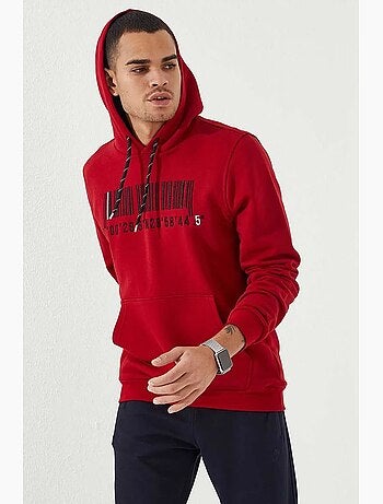Sudadera con capucha estampada tommy