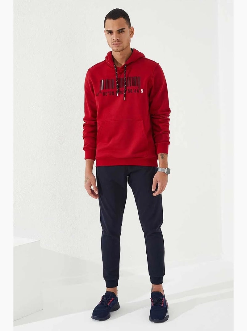 Sudadera con capucha estampada tommy Rojo - Kiabi