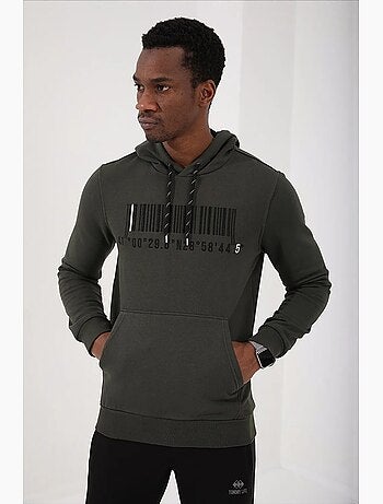 Sudadera con capucha estampada tommy