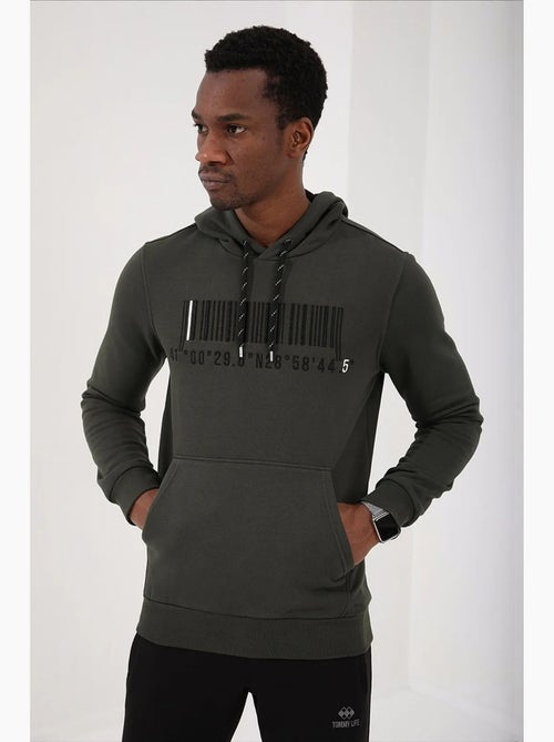 Sudadera con capucha estampada tommy - Kiabi Sudadera con capucha estampada tommy - Kiabi