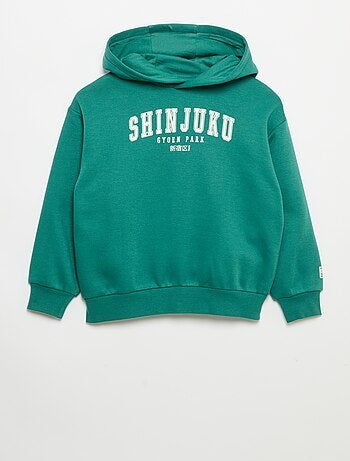 Sudadera con capucha estampada