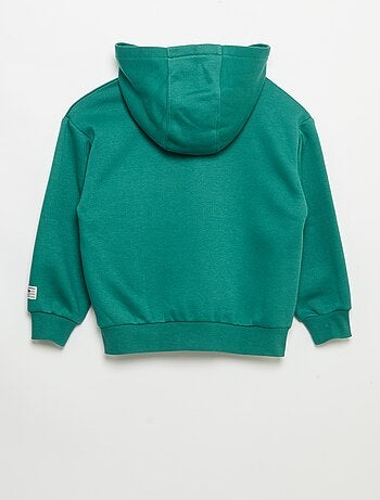 Sudadera con capucha estampada
