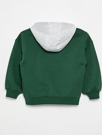 Sudadera con capucha estampada