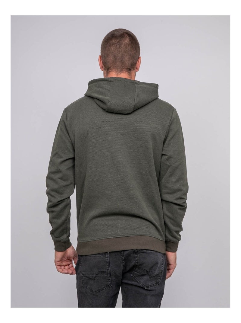 Sudadera con capucha estampada WADOL Caqui - Kiabi