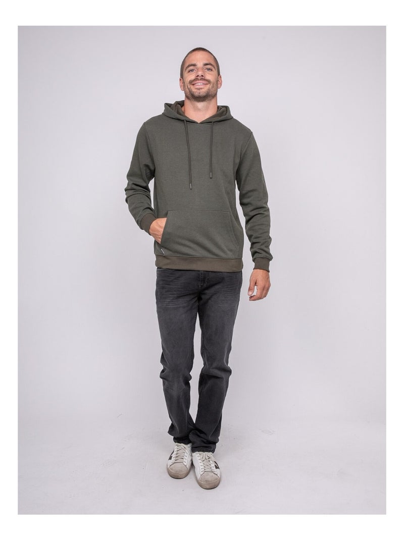 Sudadera con capucha estampada WADOL Caqui - Kiabi