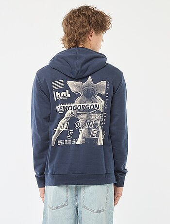 Sudadera con capucha estampado en ambos lados 'Stranger Things'