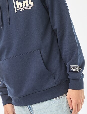 Sudadera con capucha estampado en ambos lados 'Stranger Things'