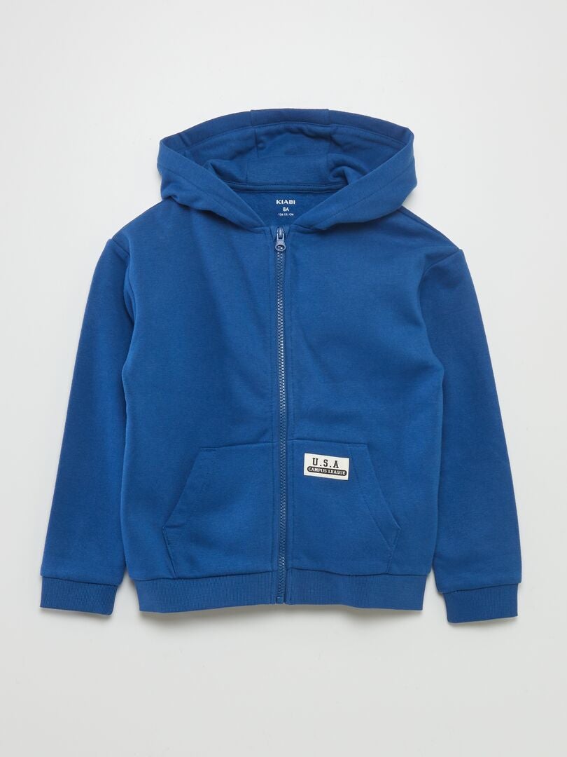 Sudadera con capucha estilo americano AZUL - Kiabi