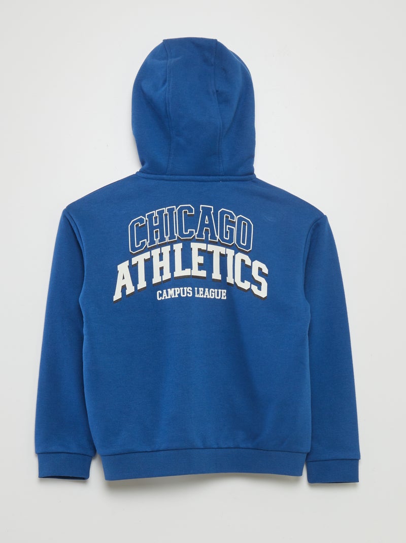 Sudadera con capucha estilo americano AZUL - Kiabi