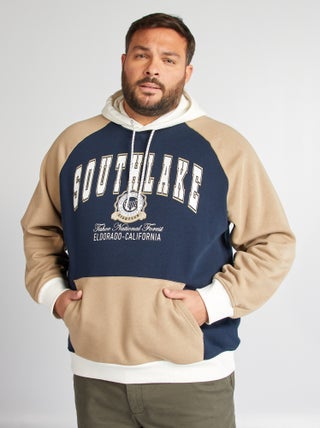 Sudadera con capucha estilo universidad americana