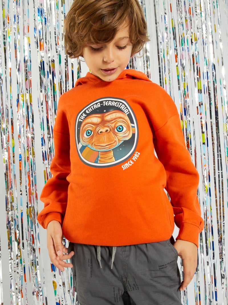 Sudadera con capucha 'E.T.' NARANJA - Kiabi