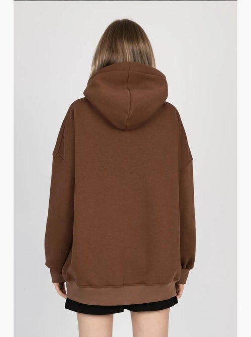 Sudadera con capucha extragrande con bolsillo tipo canguro hiccup - Kiabi
