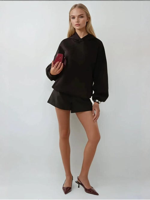 Sudadera con capucha extragrande y pesada hiccup - Kiabi Sudadera con capucha extragrande y pesada hiccup - Kiabi