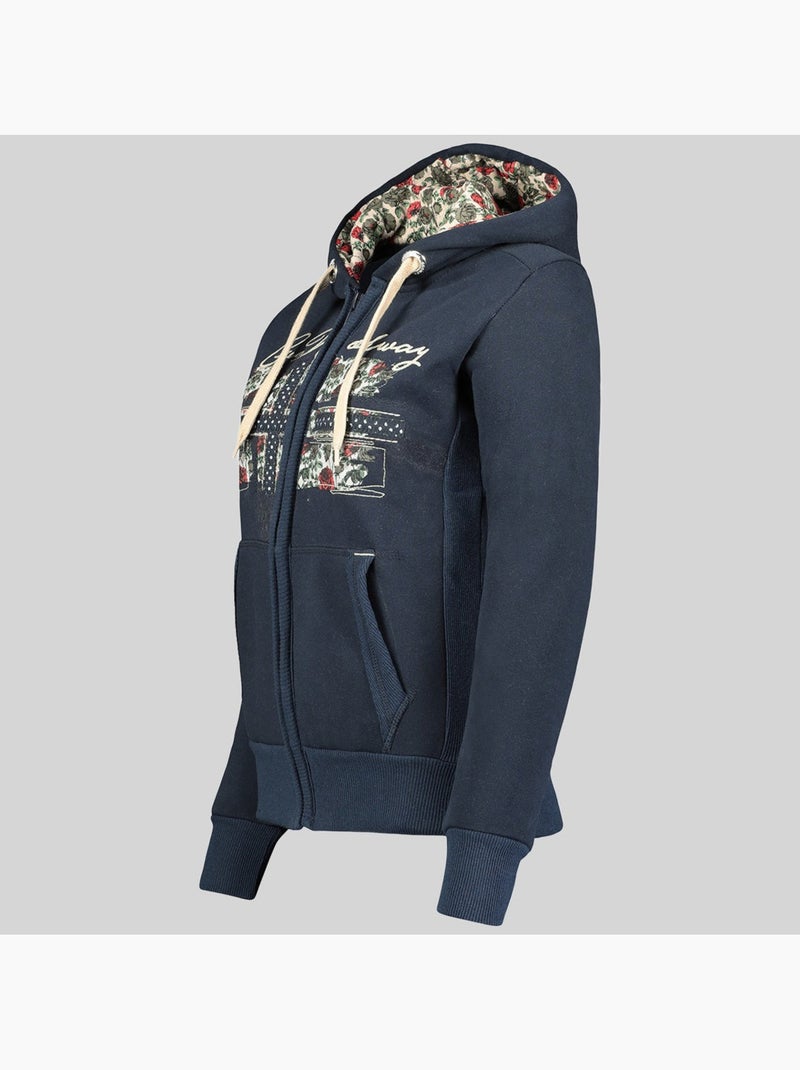 Sudadera con capucha fabeaute – geographical norway Azul marino - Kiabi