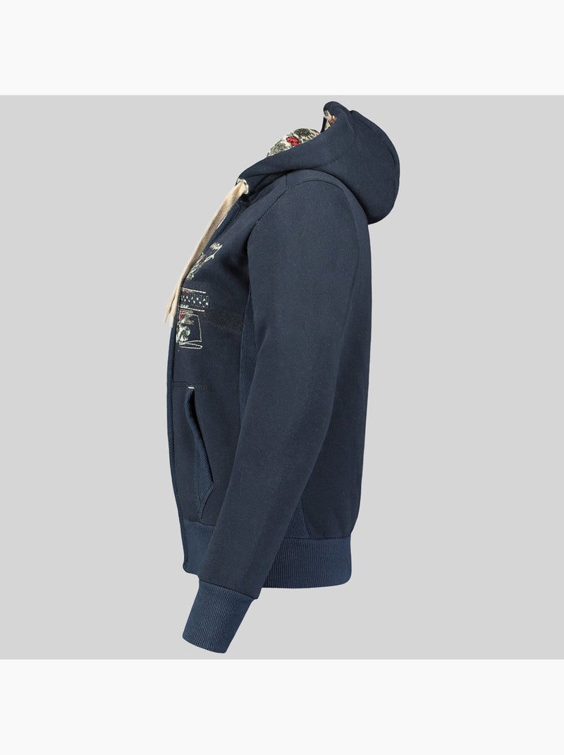 Sudadera con capucha fabeaute – geographical norway Azul marino - Kiabi