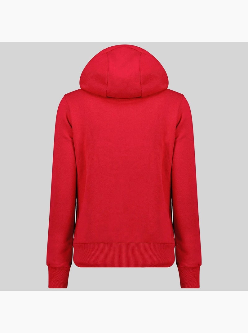 Sudadera con capucha fabeaute – geographical norway Rojo granate - Kiabi