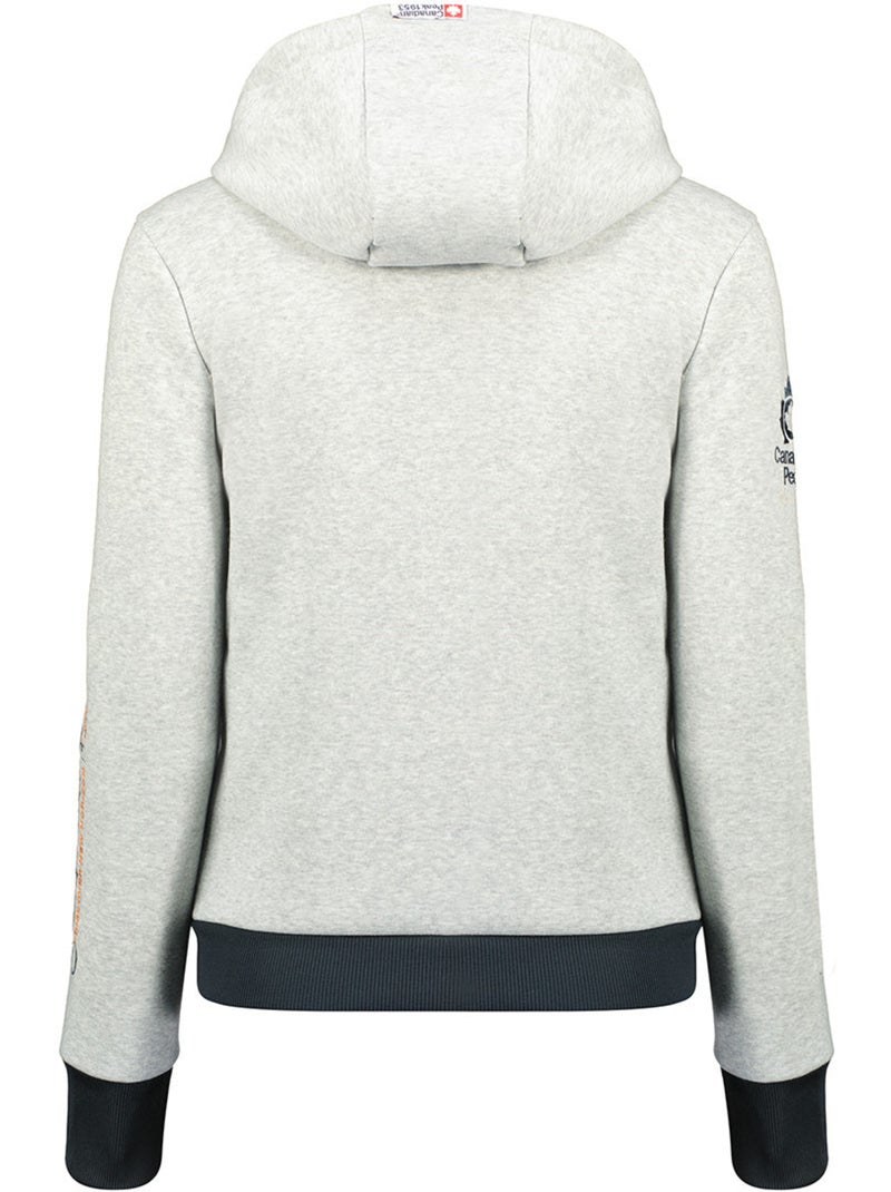 Sudadera con capucha face – canadian peak Gris claro - Kiabi