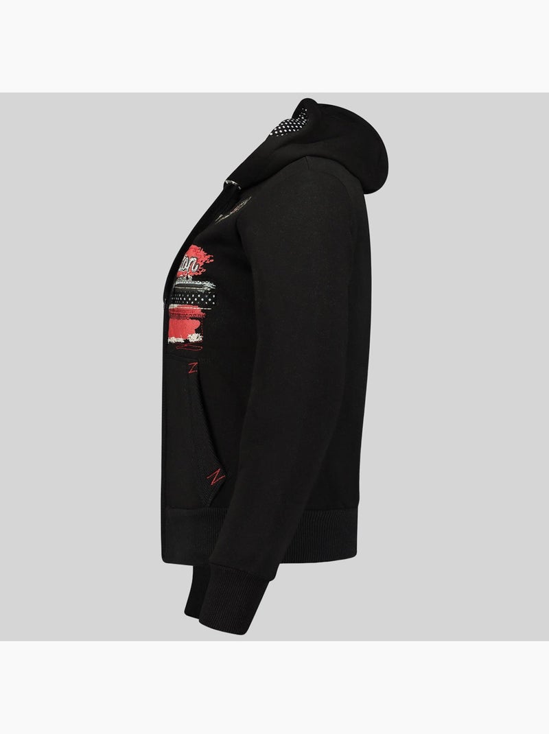 Sudadera con capucha farlotte – geographical norway Negro - Kiabi