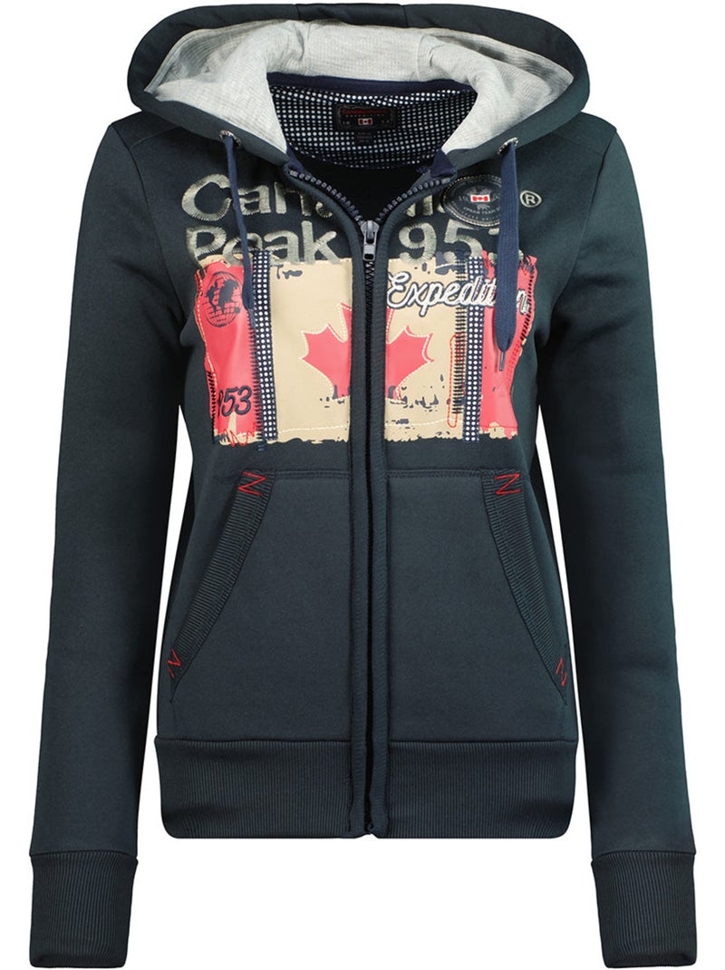 Sudadera con capucha farlotteak – canadian peak Azul marino - Kiabi