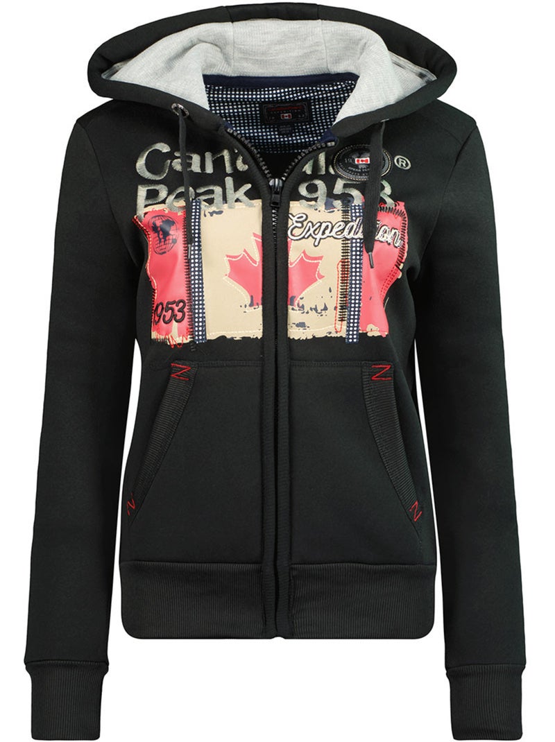 Sudadera con capucha farlotteak – canadian peak Negro - Kiabi