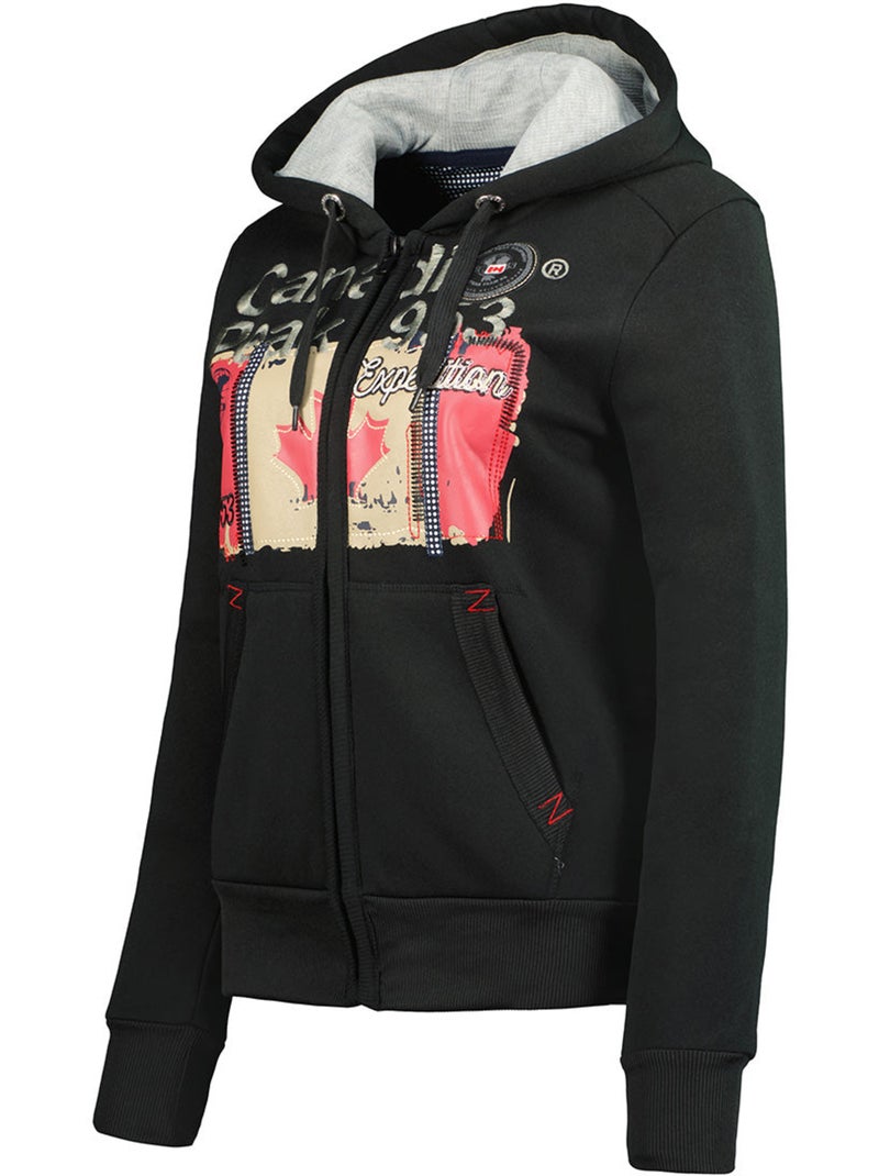 Sudadera con capucha farlotteak – canadian peak Negro - Kiabi