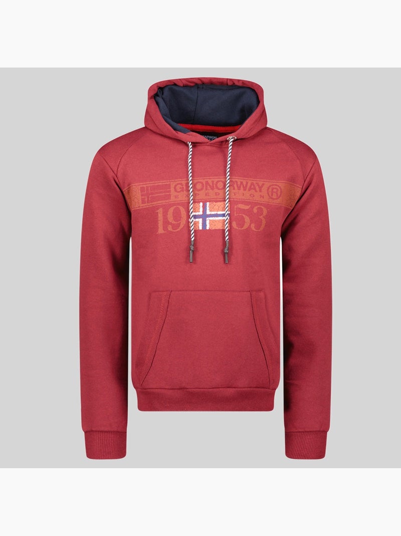 Sudadera con capucha fastlife – geographical norway Burdeos - Kiabi