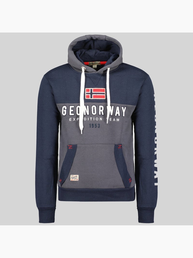 Sudadera con capucha ferato – geographical norway Gris oscuro - Kiabi