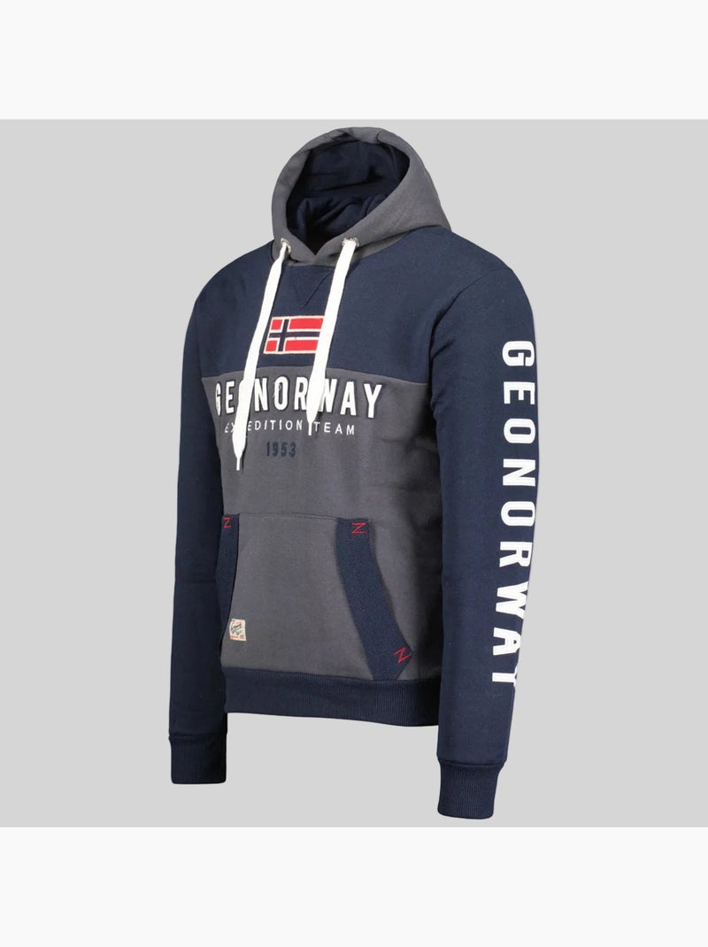 Sudadera con capucha ferato – geographical norway Gris oscuro - Kiabi