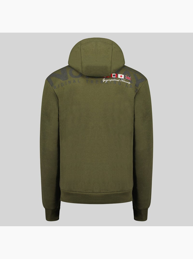 Sudadera con capucha fespote – geographical norway Caqui - Kiabi