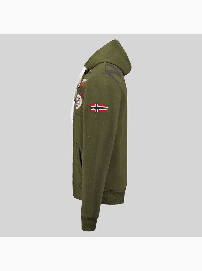 Sudadera con capucha fespote – geographical norway Caqui - Kiabi