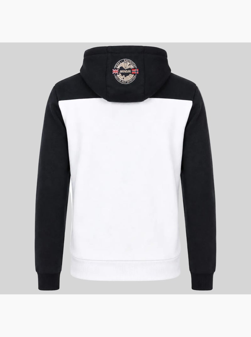Sudadera con capucha finion – geographical norway Blanco - Kiabi