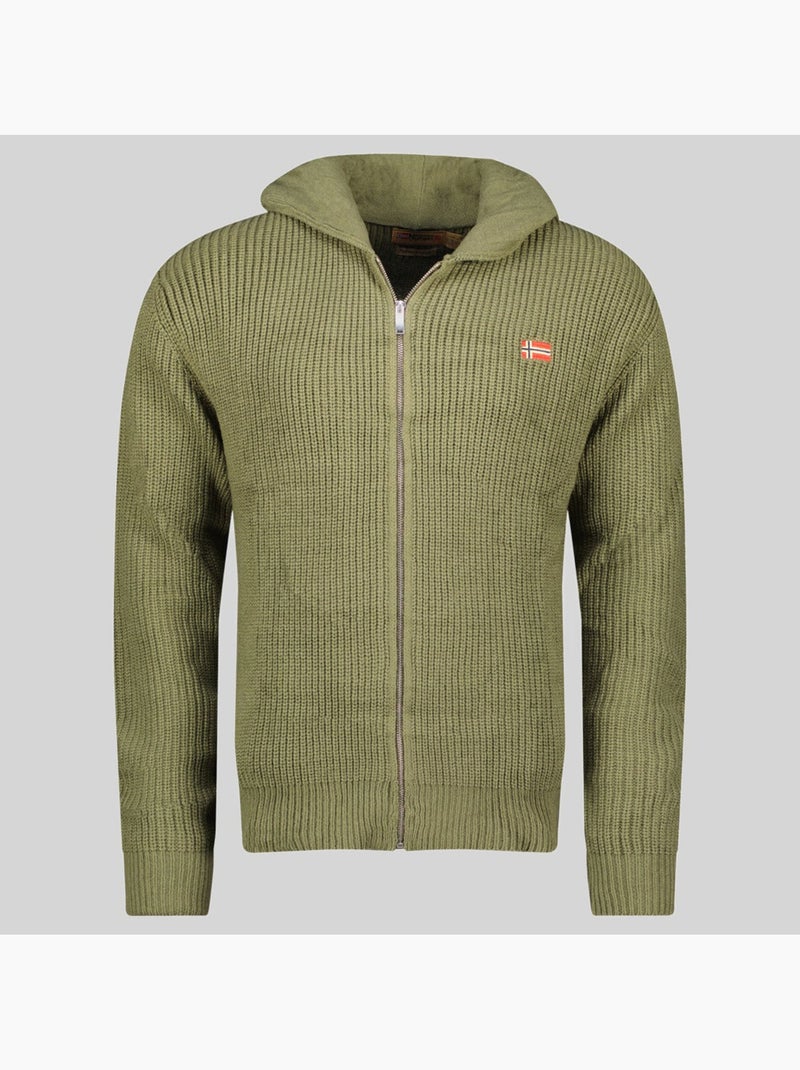 Sudadera con capucha flexibus – geographical norway Verde oliva - Kiabi
