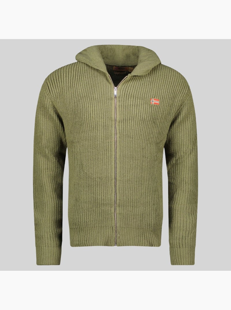 Sudadera con capucha flexibus – geographical norway Verde oliva - Kiabi