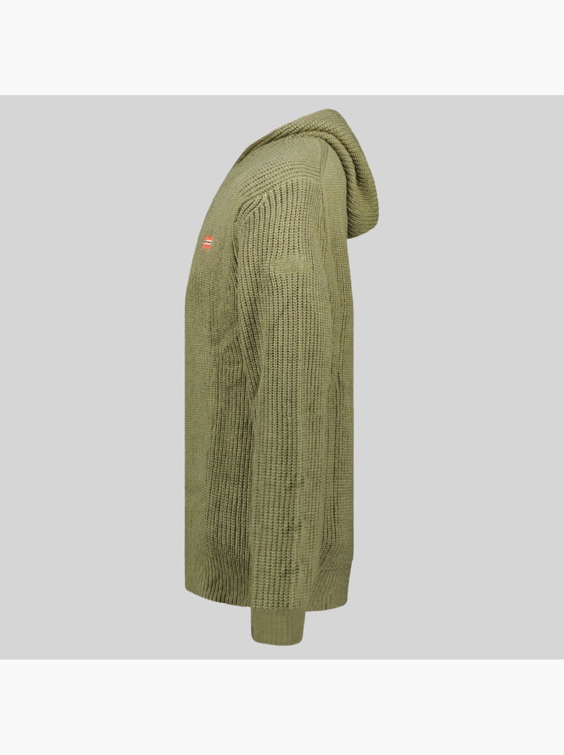 Sudadera con capucha flexibus – geographical norway Verde oliva - Kiabi