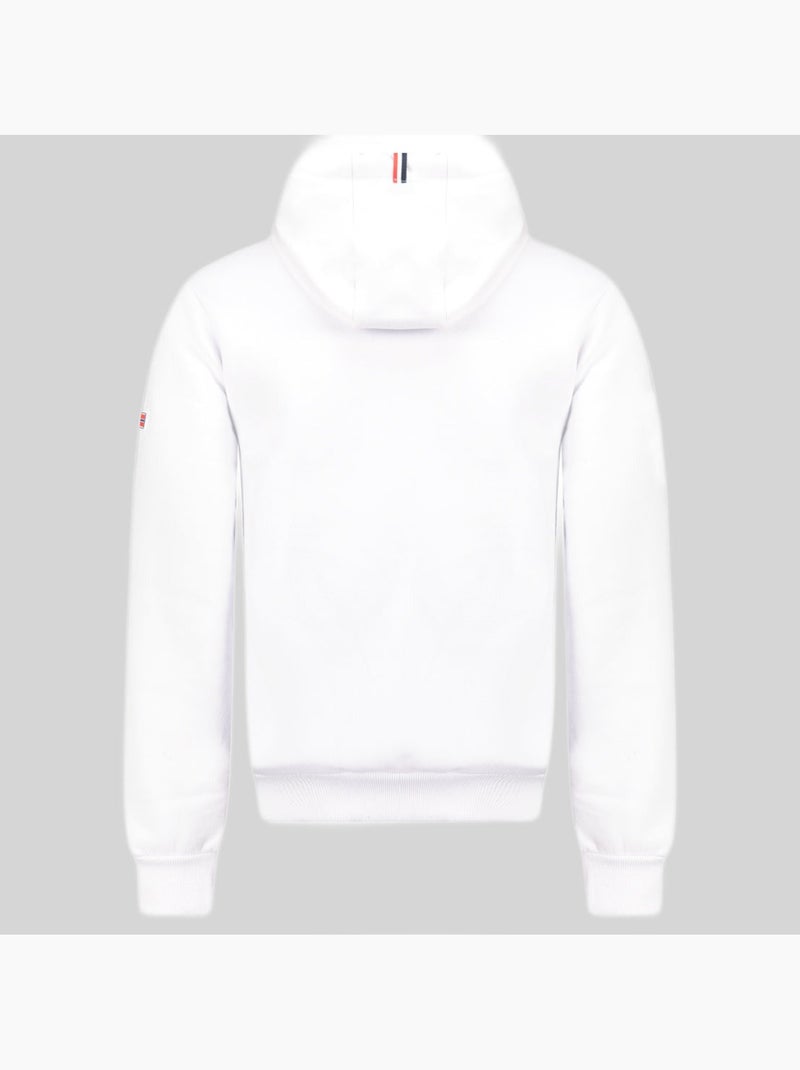 Sudadera con capucha fogora – geographical norway Blanco - Kiabi
