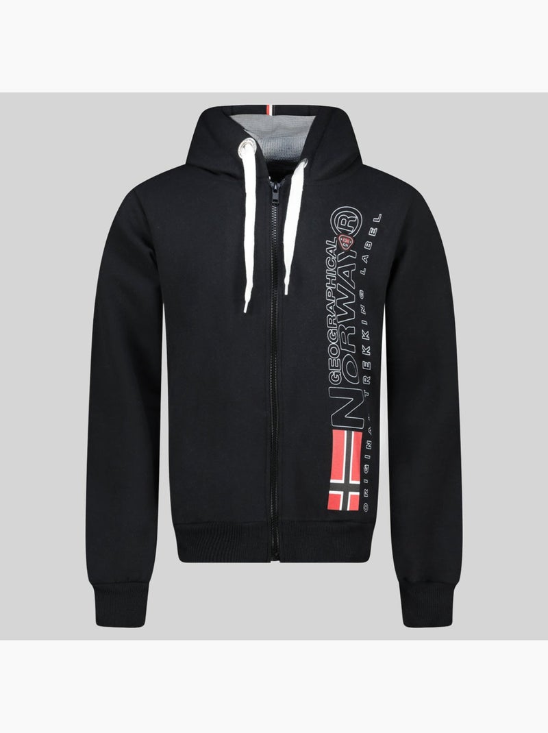 Sudadera con capucha fogora – geographical norway Negro - Kiabi