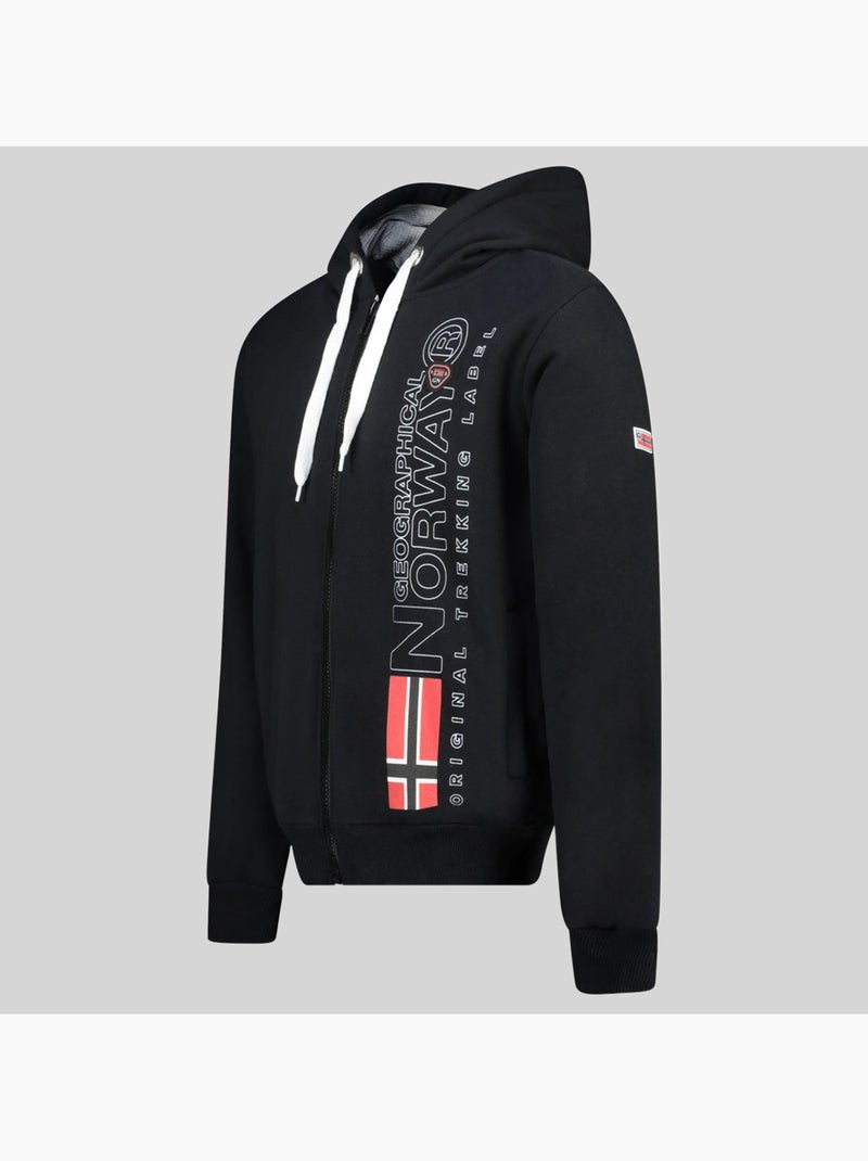 Sudadera con capucha fogora – geographical norway Negro - Kiabi