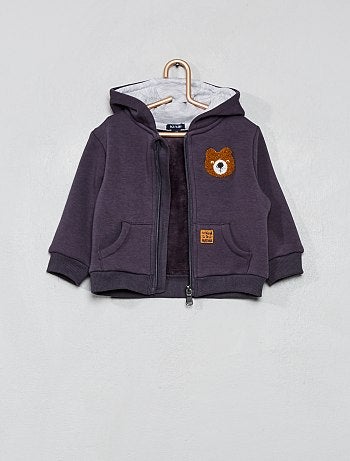 Sudadera con capucha forrada - Kiabi