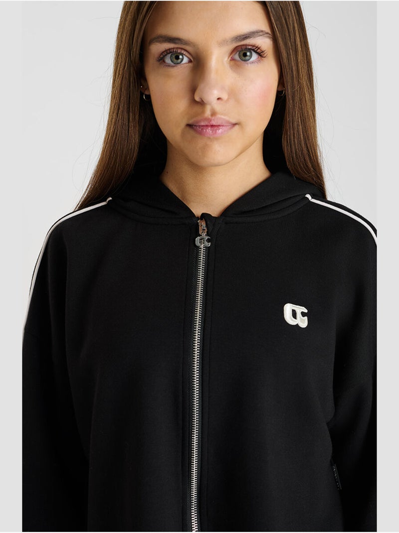 Sudadera con capucha FRIPIGI Negro - Kiabi