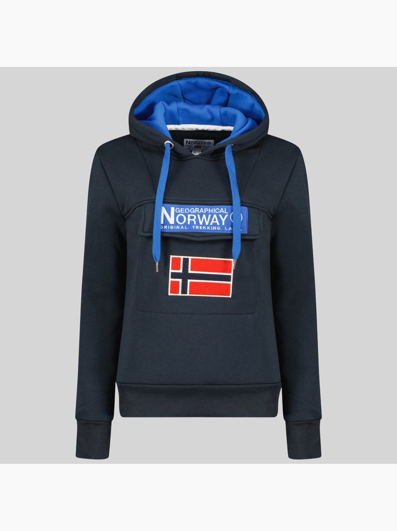 Sudadera con capucha gadrien – geographical norway Azul marino - Kiabi