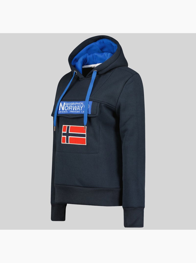 Sudadera con capucha gadrien – geographical norway Azul marino - Kiabi