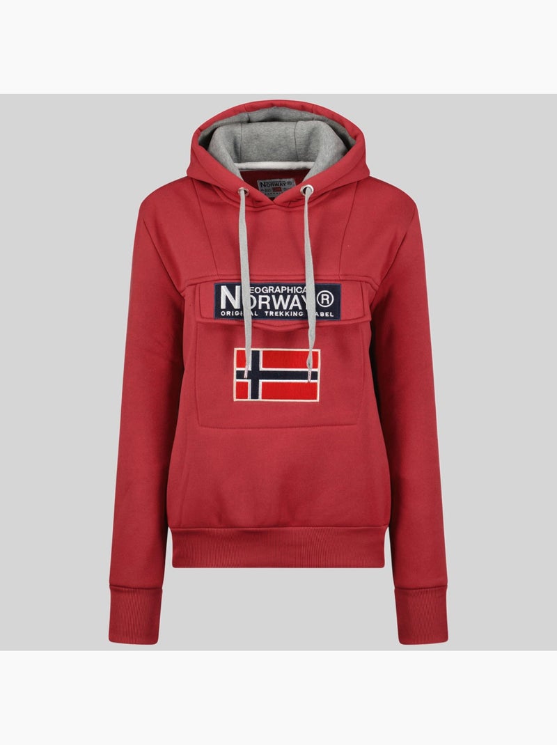 Sudadera con capucha gadrien – geographical norway Burdeos - Kiabi