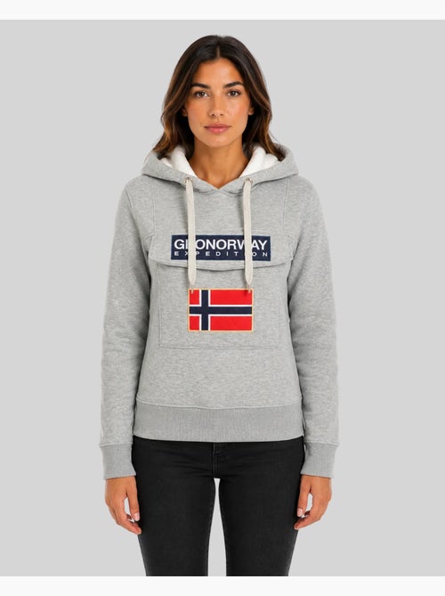 Sudadera con capucha gadrien – geographical norway - Kiabi Sudadera con capucha gadrien – geographical norway - Kiabi