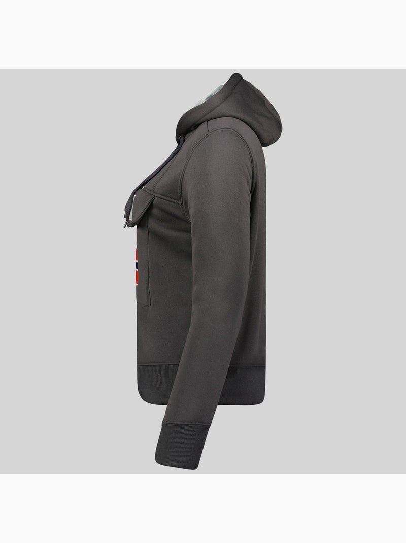 Sudadera con capucha gadrien – geographical norway Gris oscuro - Kiabi