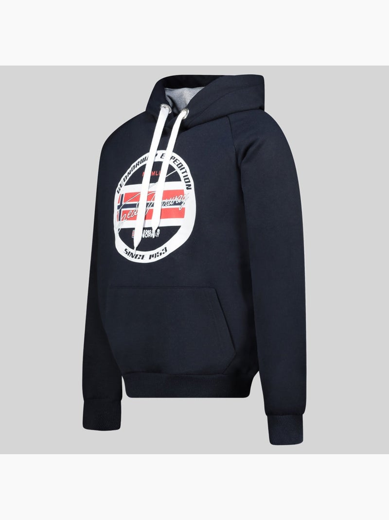 Sudadera con capucha garis – geographical norway Azul marino - Kiabi